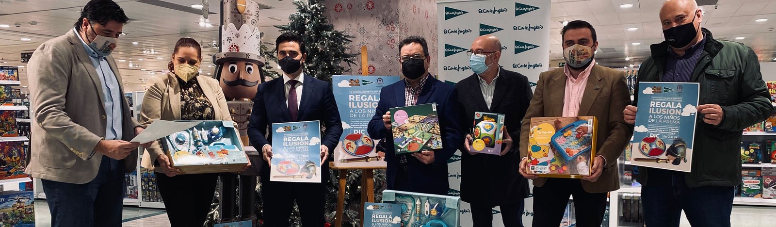 Carthagineses y Romanos, El Corte Inglés y el Ayuntamiento de los Llanos de Aridane, regalan ilusión en forma de juguetes