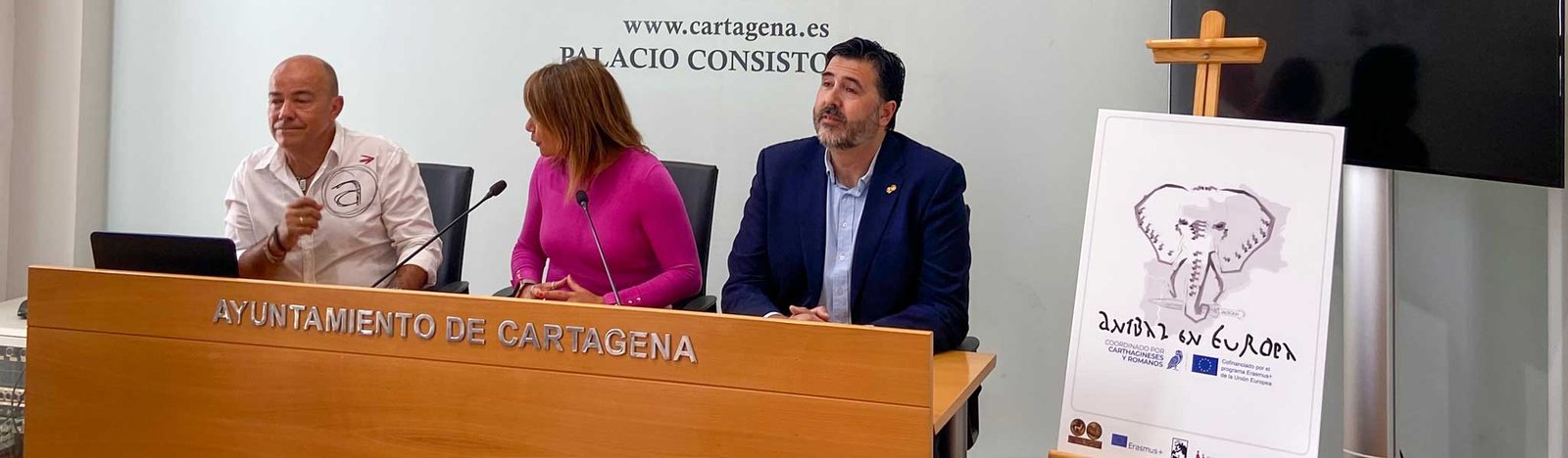 Carthagineses y Romanos y Ayuntamiento de Cartagena presentan: "PROYECTO ERASMUS + ANÍBAL EN EUROPA”